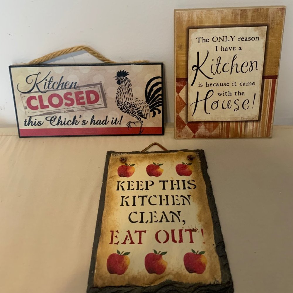 KITCHEN PLAQUES - Picture 1 of 7